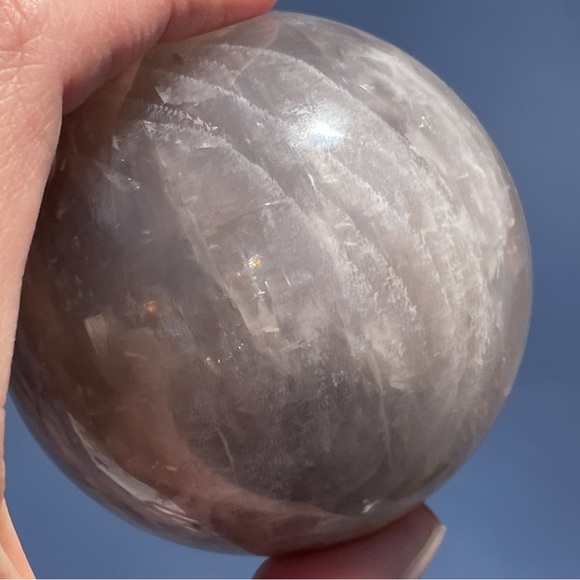 Blue Rose Quartz Sphere - Picture 7 of 16